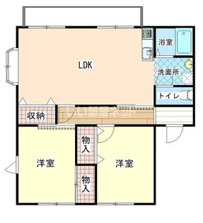 ユーロアベニュー四街道【2階】の間取り