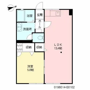 パストラル町田 G棟【2階】の間取り