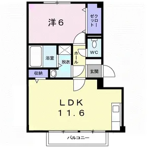 アーバンクリエイト【1階】の間取り