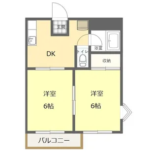 ライフストリーツ【2階】の間取り