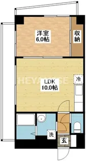 三愛ビル9【10階】の間取り