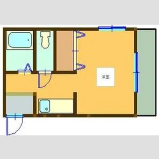 コーポ上土居【3階】の間取り