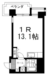 南大通4マンション【3階】の間取り