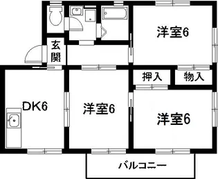 愛知県西尾市伊藤4【アパート】の間取り