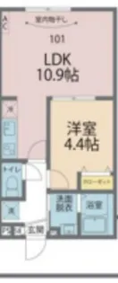 カインドネス八王子元横山町【2階】の間取り