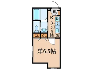Pinot Noir新川崎【1階】の間取り