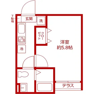 nota.yokohama【2階】の間取り
