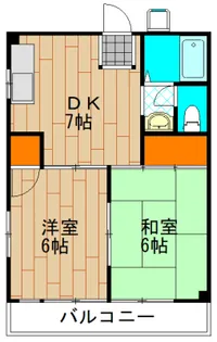 カーサシマダ【1階】の間取り
