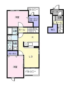 アルドーレ【2階】の間取り