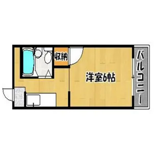 シャンポール藤井【1階】の間取り