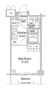 コンフォリア駒場【1階】の間取り