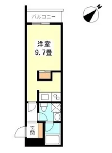 TKフラッツ渋谷【2階】の間取り