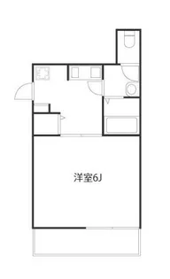 1Kの間取り画像