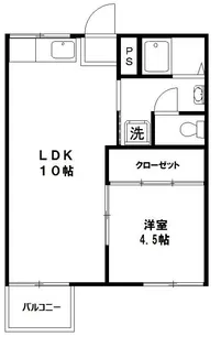 サニーコア月見台【2階】の間取り