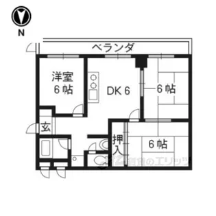 パレット御池【8階】の間取り