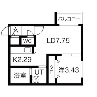 タルト南郷【4階】の間取り