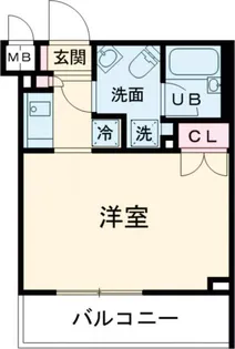 ルーブル品川西小山【2階】の間取り