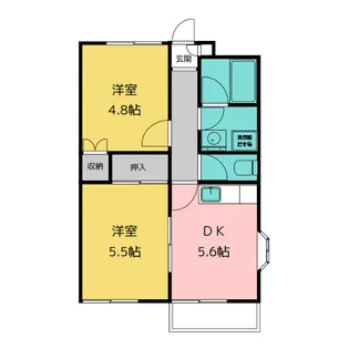 BST A棟【2階】の間取り