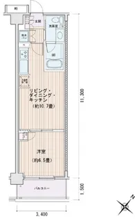 東京都江東区豊洲3【マンション】の間取り