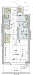 レジュールアッシュ神戸ハーバーランド【2階】の間取り
