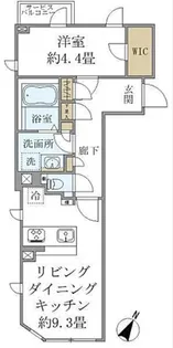 東京都港区高輪1【マンション】の間取り