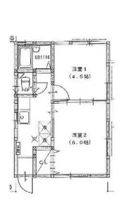 ノイエ下馬【1階】の間取り