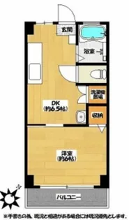 林間コーポ【2階】の間取り