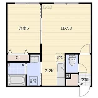 immeuble(イムーブル)【2階】の間取り