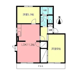 ドミール・サトウA【1階】の間取り