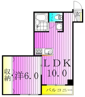 アイビーハイツ【1階】の間取り