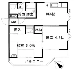 グランデ大倉山【2階】の間取り