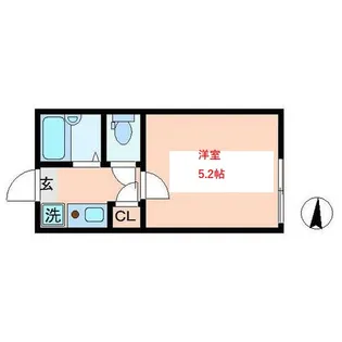 東京都大田区東嶺町【アパート】の間取り
