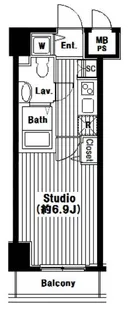 グランド・ガーラ芝公園【14階】の間取り