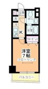 アルファコート西川口13【7階】の間取り