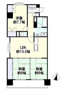 コアライフ山手【2階】の間取り