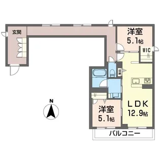 フェリーチェ【2階】の間取り