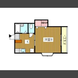 クレイドルエイケン【1階】の間取り