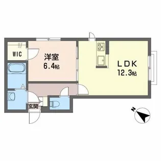 シャーメゾンアヴィ【2階】の間取り