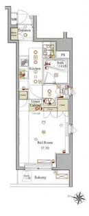 ヴォーガコルテ板橋本町アジールコート【11階】の間取り