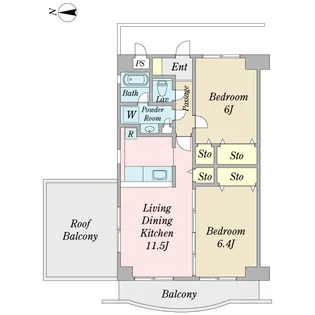 HERENCIA【3階】の間取り