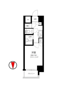 パレステュディオ浜松町【2階】の間取り