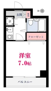 碑文谷壱番館【2階】の間取り