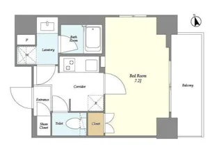 フレシア赤塚新町(旧:ウェルスクエア赤塚新町)【4階】の間取り