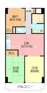 スカイパレス東戸塚【2階】の間取り