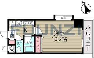 ダイヤマンション(K-122)【5階】の間取り