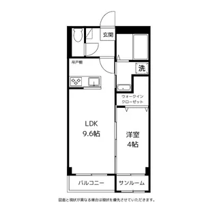 カーサフレンテ長江【2階】の間取り