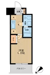 東京都江東区潮見2【マンション】の間取り