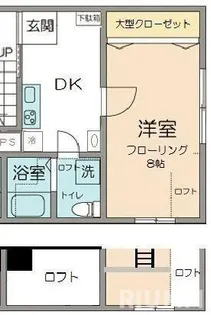 東京都新宿区百人町3【アパート】の間取り