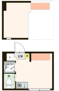 ハーモニーテラス中十条【2階】の間取り