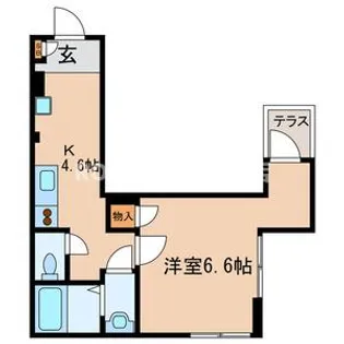 東京都中野区本町3【アパート】の間取り